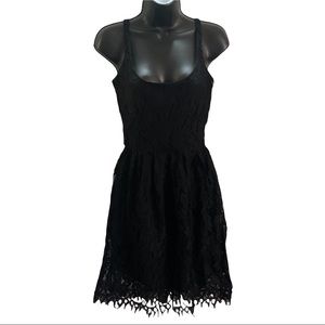 BB Dakota black lace dress size 4 NWOT